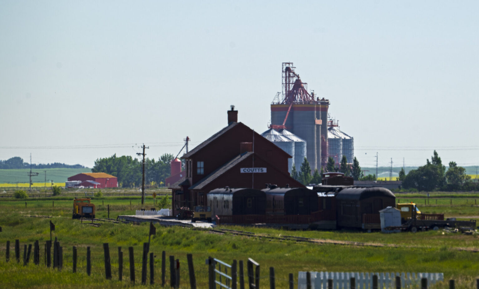 Galt Historic Railway Park County of Warner Alberta, Canada This